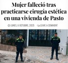 «Muerte por Cirugía Estética Clandestina: Una Mujer de 34 Años Pierde la Vida en Pasto»