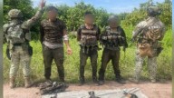 Ejército detiene a tres hombres con armas largas y equipo táctico en Escuinapa