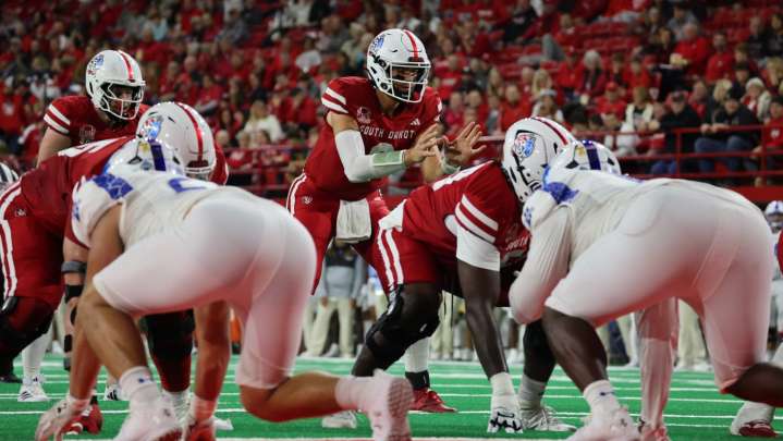 USD football topples Indiana State on the road