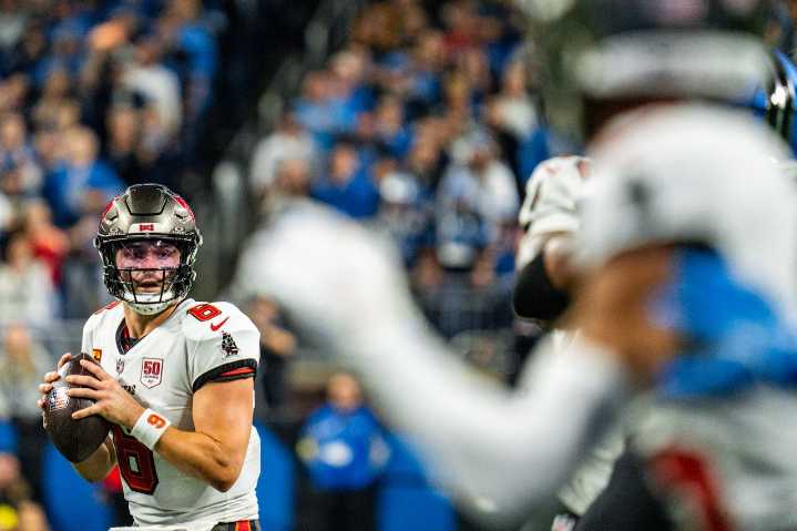 ‘A lot of that’s on me’: Baker Mayfield owns up to struggles in Lions loss