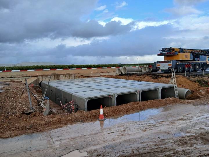 Fomento asegura que la mejora del drenaje de la RM-19 tiene el respaldo de la Confederación Hidrográfica del Segura