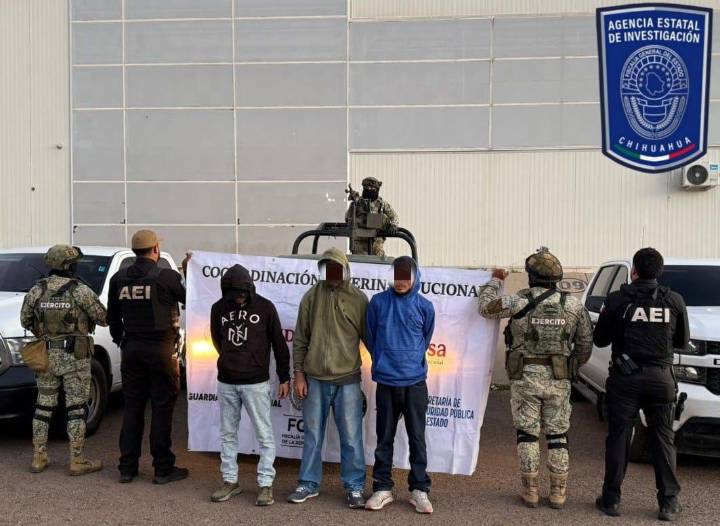 Detienen en cateo a tres por delitos contra la salud en la colonia San Antonio de las Huertas