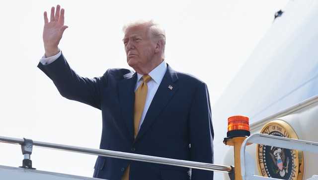 Trump arrives in Japan, where he'll meet new Prime Minister Takaichi