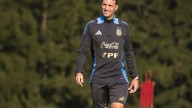 Los arqueros durante el ciclo de Scaloni