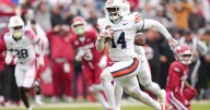 Late pick-6 helps lift Auburn to first SEC win over Arkansas 33