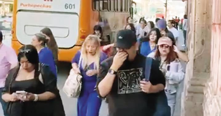 Protesta termina en gresca en Morelia