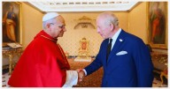 Pope Leo and King Charles pray together in historic first since 1534