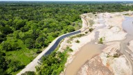 Un Dique de 3 kilómetros se construye sobre el río Pauto