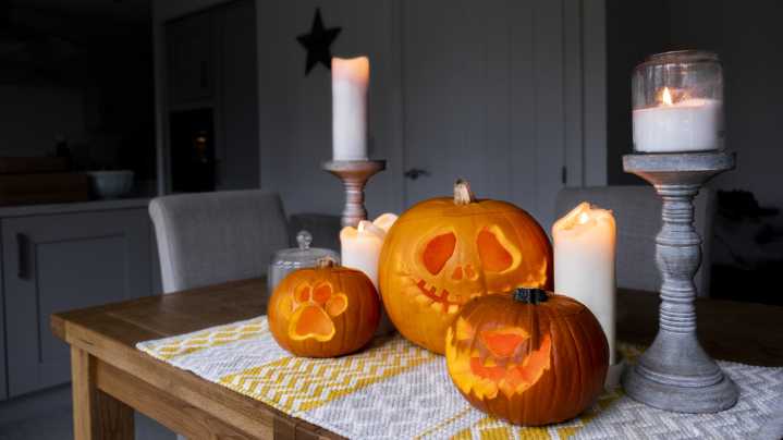 Turn Dollar Tree Items Into Unique Halloween Candle Holders With A Super Simple DIY