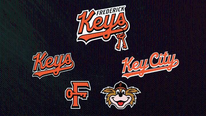 Orioles affiliate Frederick Keys unveil new logos