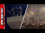 Tear Gas and Rubber Bullets Fly During Chaotic Portland Anti