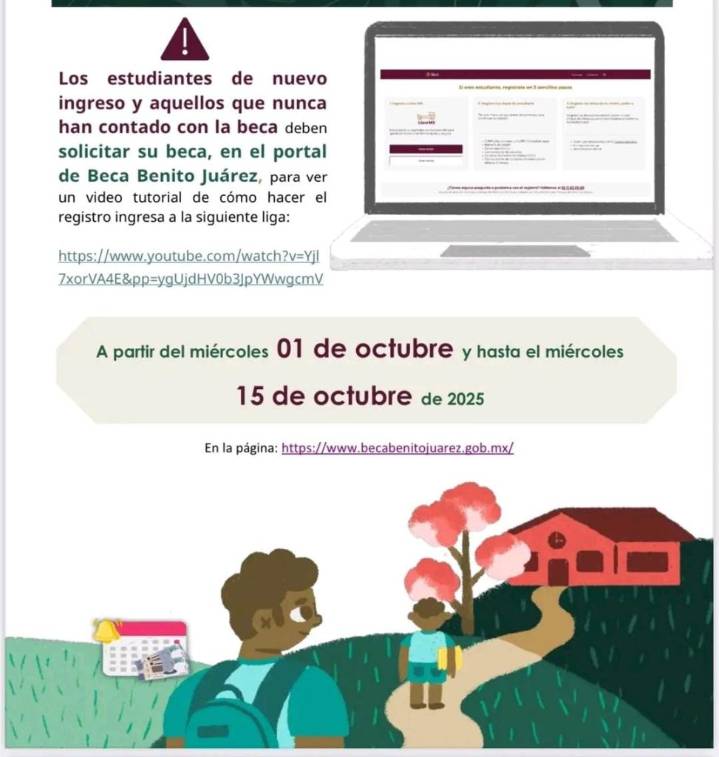 Abre Federación registro para becas de nivel medio superior y superior