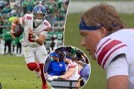Losing Giant buddy makes loss more painful for Jaxson Dart