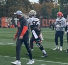 Browns DT Mike Hall Jr. will return from his 2 knee surgeries vs. Patriots; David Njoku & a DT questionable