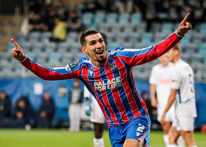Daniel Muñoz, gol en triunfo del Crystal Palace 2×0 sobre Dynamo Kyiv en la Conference League