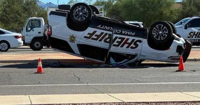 Pima County deputy okay after crash