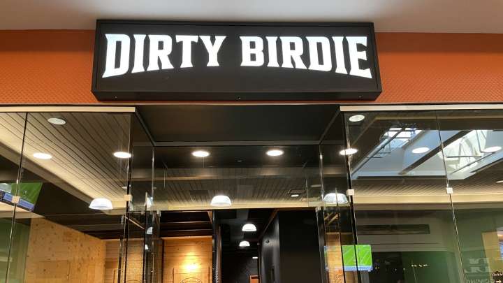 Dirty Birdie at the mall offers full bar, restaurant