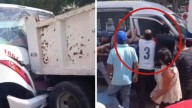 Camión de carga se estrella con autobús de pasajeros y provoca fuerte carambola en Ecatepec, hay 14 heridos