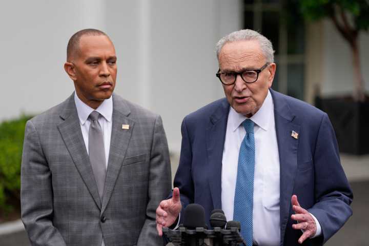 Guess Who Democratic Leaders’ Statements on Trump’s Peace Deal Don’t Mention