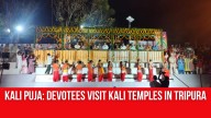 Kali puja: Devotees visit Kali temples in Tripura