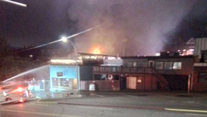 Firefighters douse fire at Port Alberni brewery