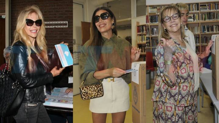 De Graciela Alfano a Florencia de la V: las fotos de los famosos que votaron en las elecciones 2025