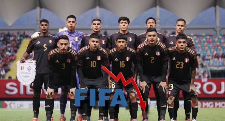 En caída: el nuevo puesto de la Selección Peruana en el ránking FIFA tras derrota ante Chile