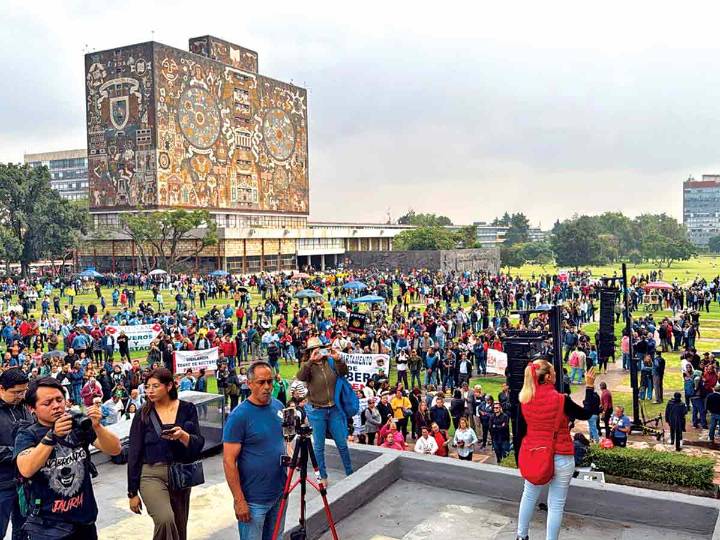 En plena crisis de seguridad, STUNAM emplaza a huelga; señalan pérdida de poder adquisitivo
