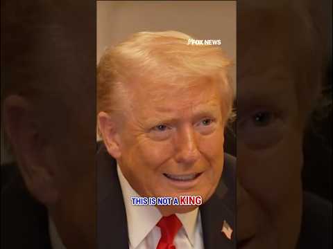 EXCLUSIVE: Trump FIRES BACK at nationwide ‘No Kings’ protests #shorts #trump #foxnews