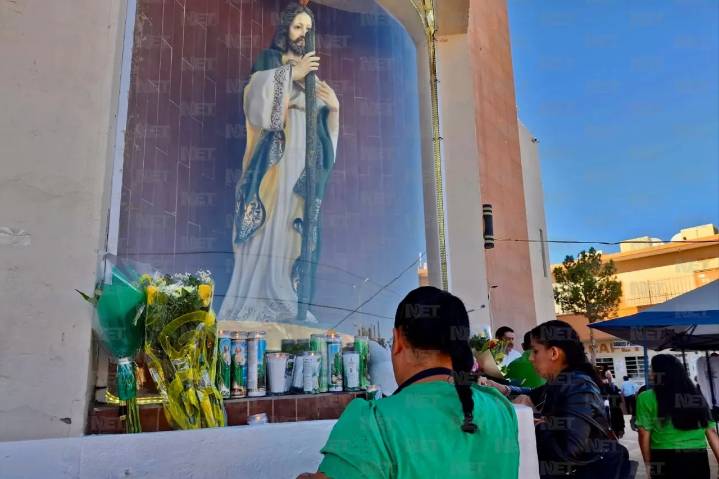 Fieles abarrotan parroquia de San Judas Tadeo en su día
