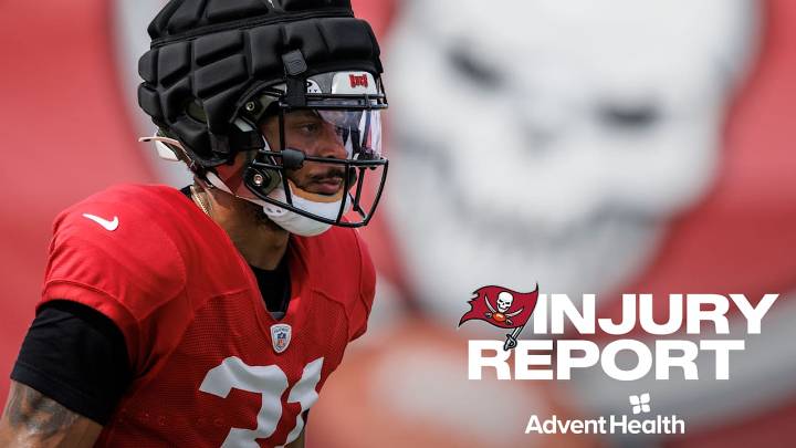Buccaneers-Saints Injury Report Oct.22: Winfield Jr., David, Godwin Jr. Among Non