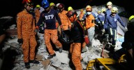 Photos show the destruction and rescue efforts after an earthquake in the Philippines