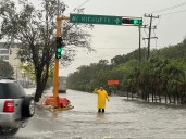 Advierte Mara Lezama que entre lunes y miércoles habrá lluvias torrenciales y vientos fuertes