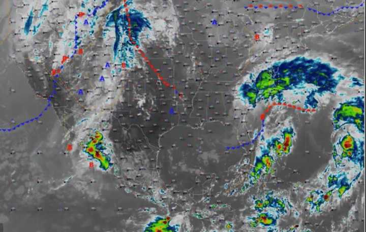 Frente frío número 7 traerá lluvias y fuertes rachas de viento en gran parte del país
