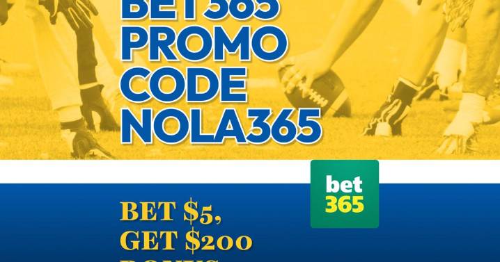 Bet365 Promo Code NOLA365: Get $200 Bonus for NFL, NBA