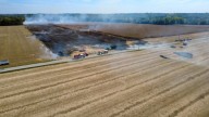 Field fire impacts 50 acres near Logansport