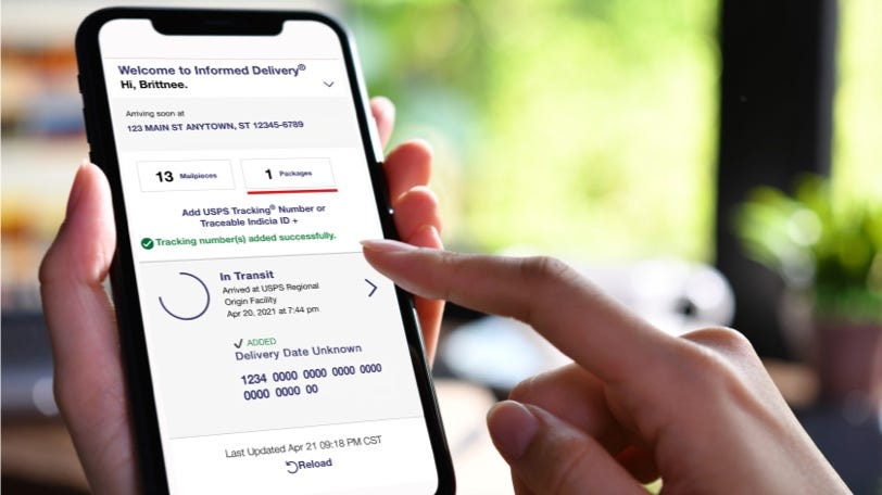 USPS Informed Delivery app shows mail before it arrives. Pros and cons