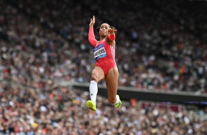 Athletics-Women's-only Athlos meet puts long jump in Times Square spotlight