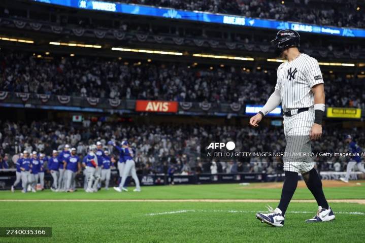 Yankees se despiden ante Toronto; Filis frenan a Dodgers