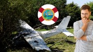 Dramático choque de un avión en Florida: ocurrió en una zona que sorprendió a sus residentes