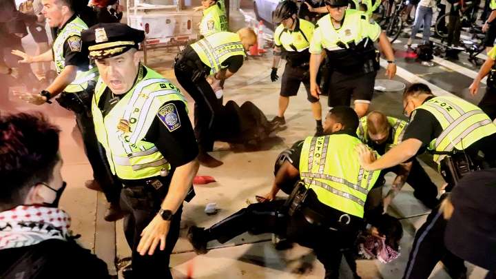 Boston pro-Palestinian protest turns into violent riot, 13 arrested: officials