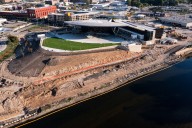 See inside Grand Rapids’ new amphitheater as construction hits major milestones