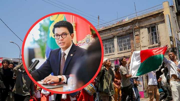 El presidente de Madagascar confirma que huyó a un "lugar seguro" para proteger su vida tras protestas antigubernamentales
