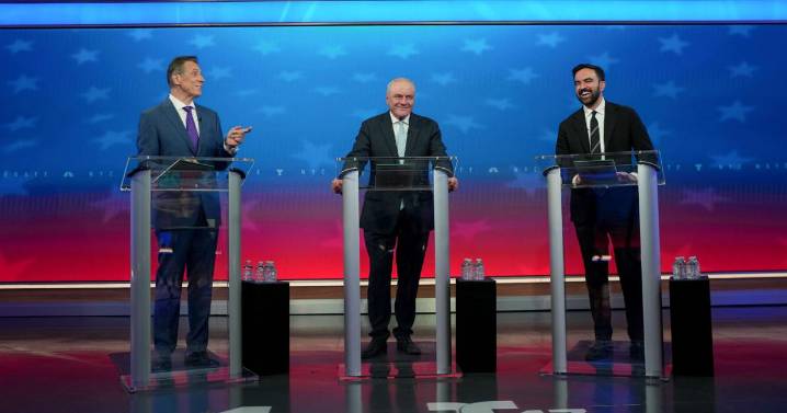 Many swings, few knockout hits as Cuomo and Mamdani trade jabs in heated first NYC mayoral debate