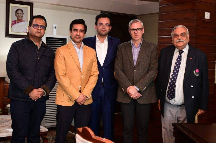 Rohan Jaitley, Mithun Manhas, Brigadier (Retd) Ani Gupta call on  CM Omar To Boost Cricket Infrastructure