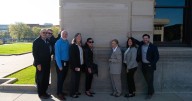 Newly repaired cornerstone at Allen County Courthouse rededicated by officials