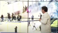 Cámaras de la MML registraron a dos sujetos que dispararon contra rapero que salió a protestar (VIDEO)