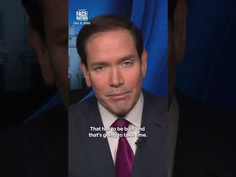 Marco Rubio asked if the United States supports a Palestinian state #shorts