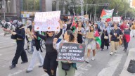 Marchan a favor de Palestina en CdMx; reportan disturbios durante protesta