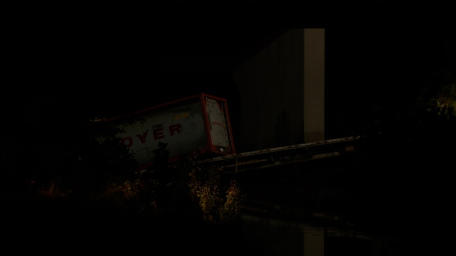 Ohio EPA, Hazmat crew respond to semi crash into creek